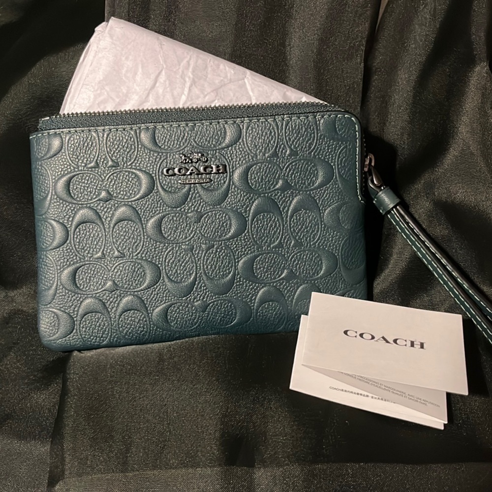 New, never used, Coach Wristlet.